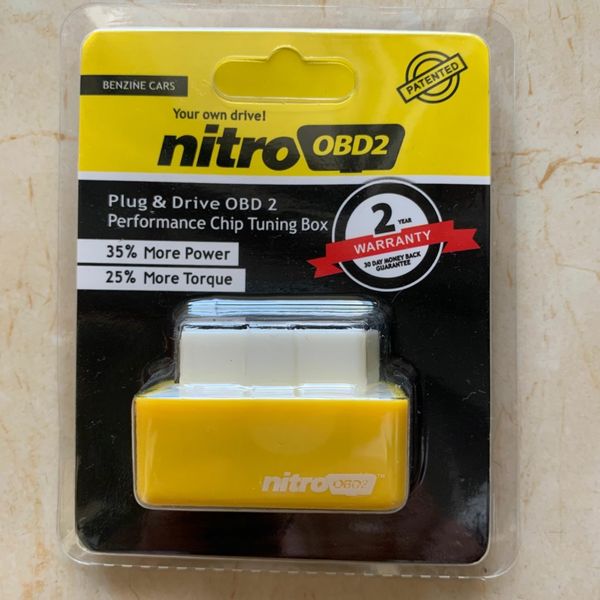 NIITRO Original Full Chips Eco Fuel Saver OBD2 Diagnosescanner-Tools Chip-Tuning-Box Benzine Diesel EcoOBD2 Sparen Sie Kraftstoff und mehr Leistung Super-Detektor-Tool
