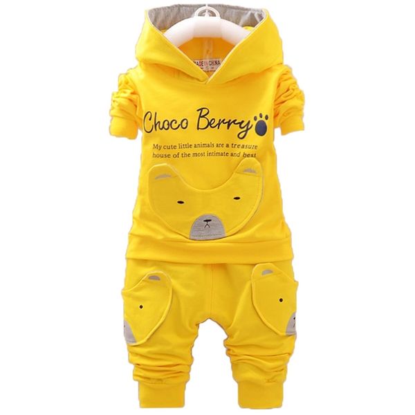Spring Autumn Baby Girl Roupos Sport Sport 2 Piece Set menino 6 meses-4 anos 220507