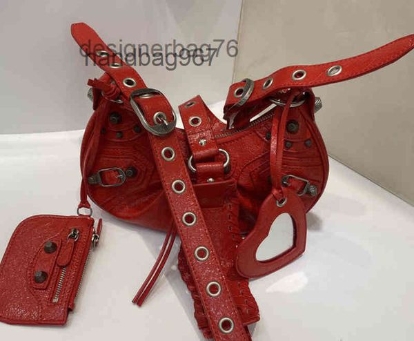 

2022 women bag crossbody designer bag balencag'assss rivet bags le cagole single underarm fashion shoulder handbag ori3