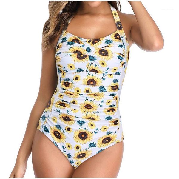 

women's swimwear women's 2022 one piece swimsuit women bathing suit summer push up monokini print swim beach wear female, White;black