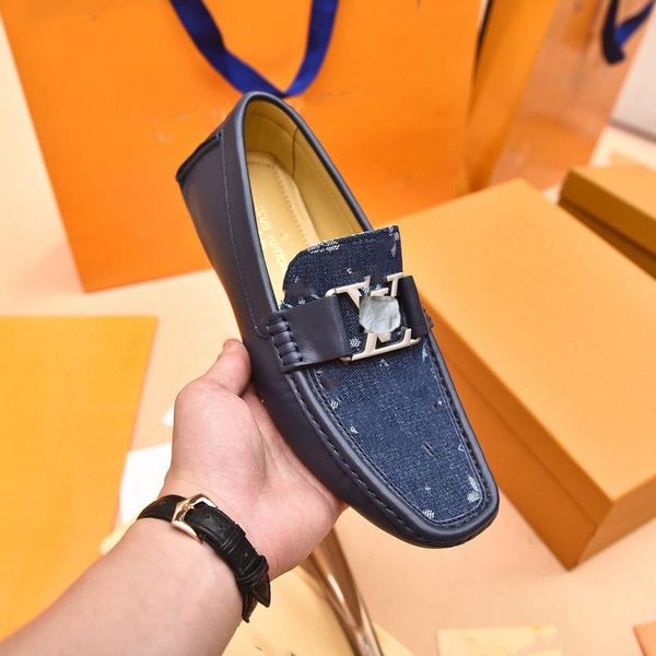 

a11 luxury brands genuine leather fashion men business designer dress shoes loafers pointed toe black shoes oxford breathable formal wedding