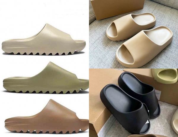 

2022 slipper designer sandals men women sandal triple black white resin pattern slippers foam runner mens womens west slipper slides slider