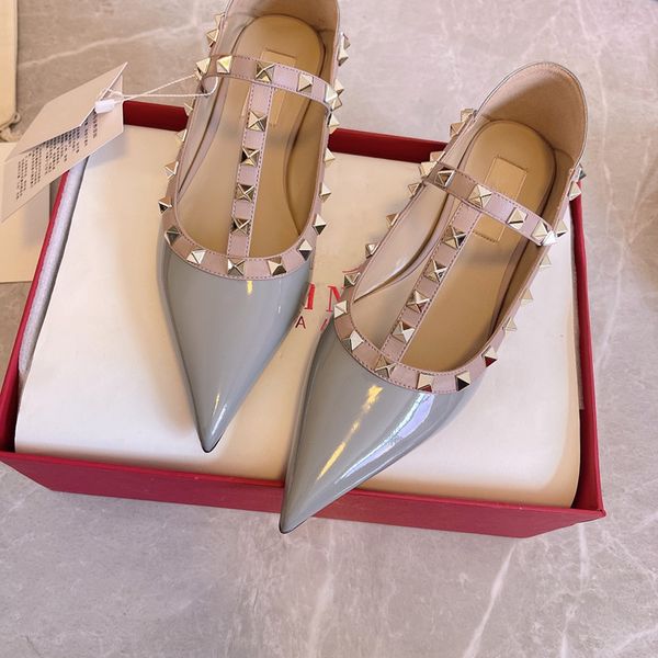 

ladies designer dress shoes high heels ladies luxury leather high heels sandals wedding studs platform heels 0407, Black