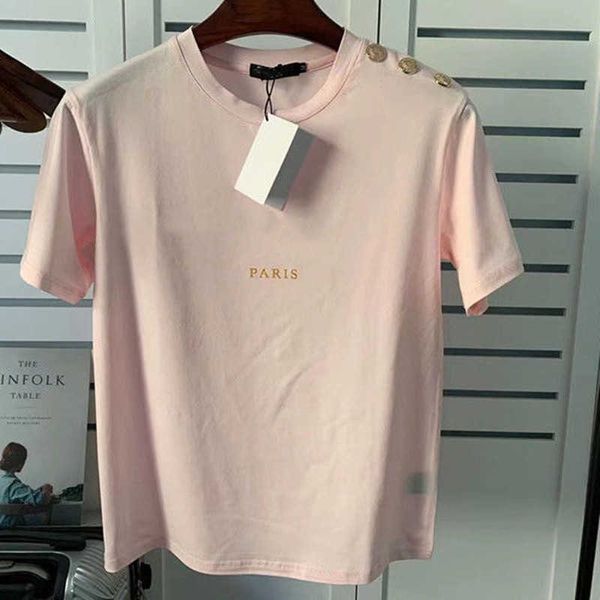 

white tshirt polo shirt womens men femme tees button tee letter cotton casual print short sleeve round neck shorts loose lady summer polos, White;black