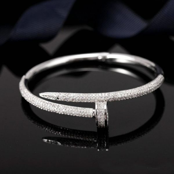 

new luxury fashion love bracelet bangle ladies rose gold silver bracelet titanium steel screwdriver diamond designer jewelry men gift wholes, Black