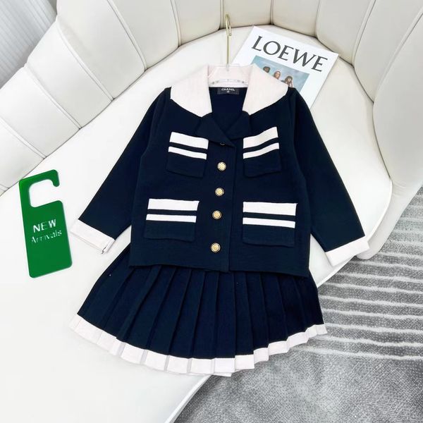 

autumn baby girls korea style clothing sets for coat and pants fashion kid girl toddler clothe boutique set 90-140cm, White