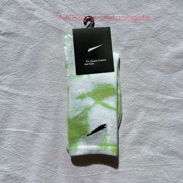 

men's fashion classic socks hook brand cotton tie dyed long tube street couple middle moisture absorption sock men women luxury medium, Black