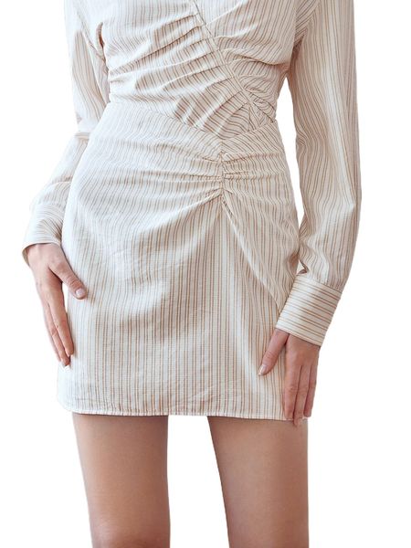 

ruched striped skirt l6tj#, Black