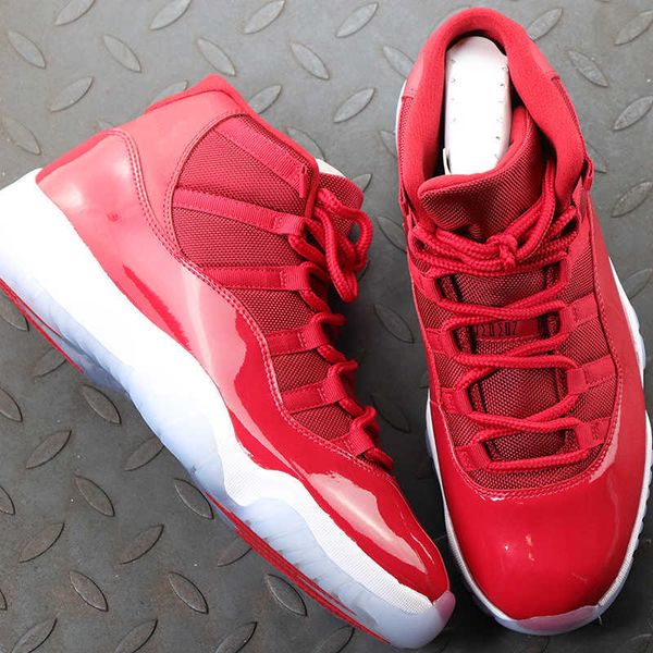 

2022 jumpman 11 basketball shoes gym red 11s designer fashion sport running shoe with box, Black