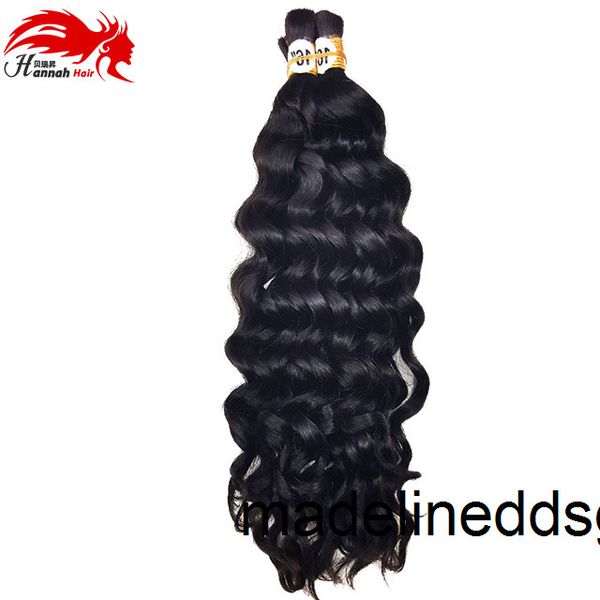 

human hai for micro braids 3 bundles 150g deep curly brazilian bul hair fo braiding unprocessed huma braiding hair bulk no weft io4g, Black