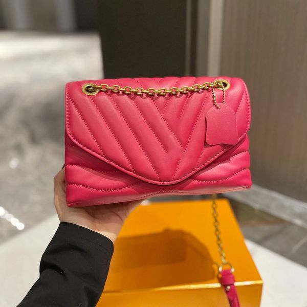 

luxuries women bags brand shoulderbags designer wave chainbag lady packet casual wallets genuine leather crossbag fashion handbags