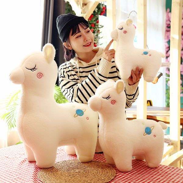 New Cute Alpaca Doll Pillow Plush Toys Regalo di compleanno per bambini Sleeping Soft Toys