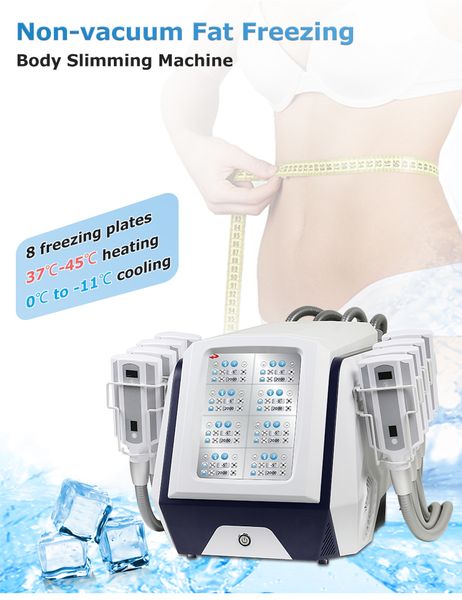 

cryotherapy 8 ice cryo pads sculpture cryolipolysis fat ing body sculpting cryo slimming machine with 8 handles slim equipment