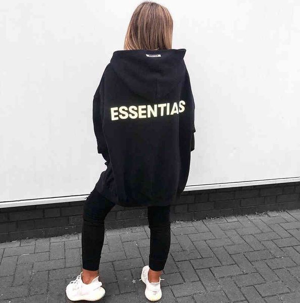 

2022 tide brand fashion design sweater factory direct sales clothing essentials letter hooded men's women's clothes spring autumn, Black