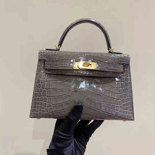 

herme handbags designer herme kes handbags womens second generation mini h one shoulder straddle fashionable crocodile leather wm hsqt