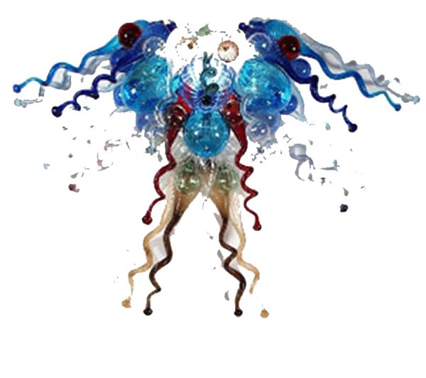 

entrance decoration chandelier multicolor blown glass lamp l decoration