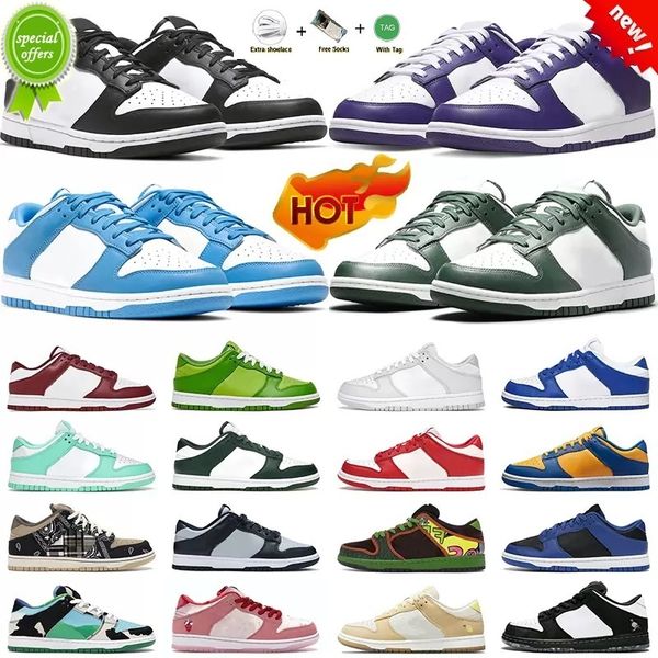 

2022 runnning shoes sneakers trainers outdoor sports shoes university red blue candy low pn dust brazil black white lemon drop green