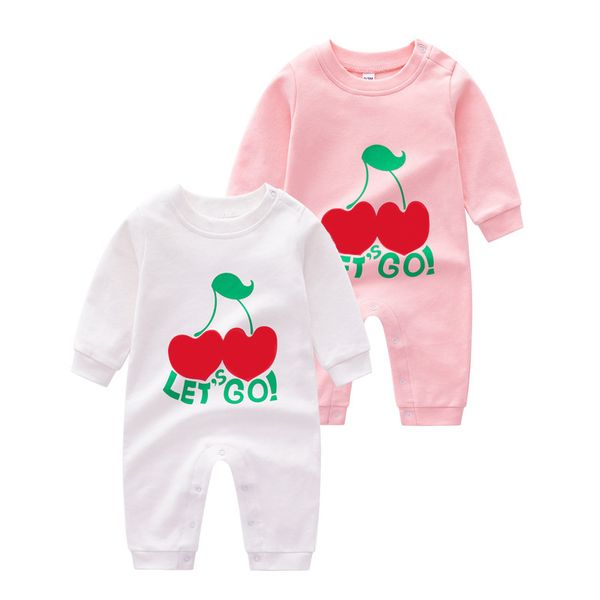 

spring/autumn fashion baby rompers long-sleeved cotton letters newborn boys girls jumpsuits 0-24 months children pajamas, Blue
