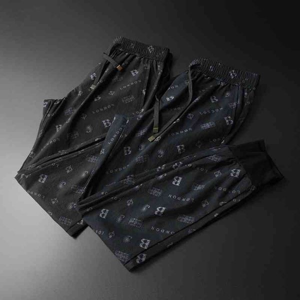 

men's clothing brand new fashion brand casual pants in summer 2022, Black