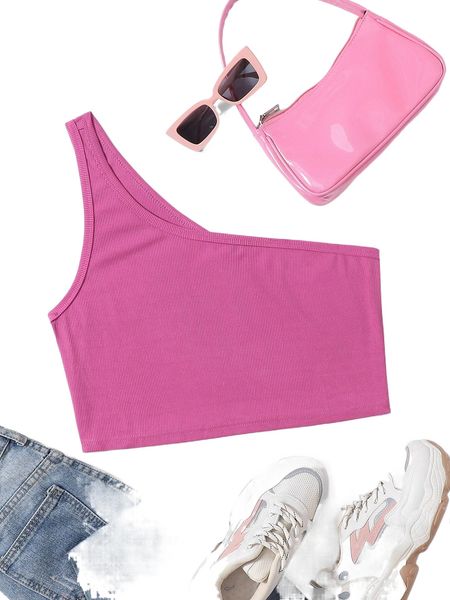 

plus one shoulder rib-knit z1ac#, Black