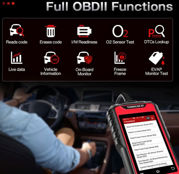 

thinkcar thinkscan sf100 obd2 scanner automotive diagnostic tool