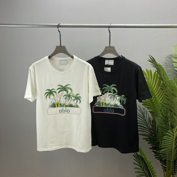 

women's t-shirt new designer short sleeve coconut letter print t shirts women men t-shirts black white t shirt s-xxl