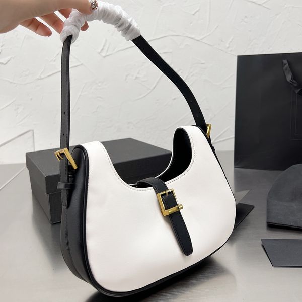 

satchel bags leather adjustable shoulder strap hardware metal buckle luxury designer messenger bag 22ss simple premium ladies clutch crossbo
