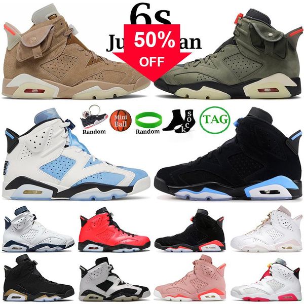 

men women 6s basketball shoes jumpman 6 unc white midnight navy british khaki olive black cat bordeaux bred tinker mens trainers sports y