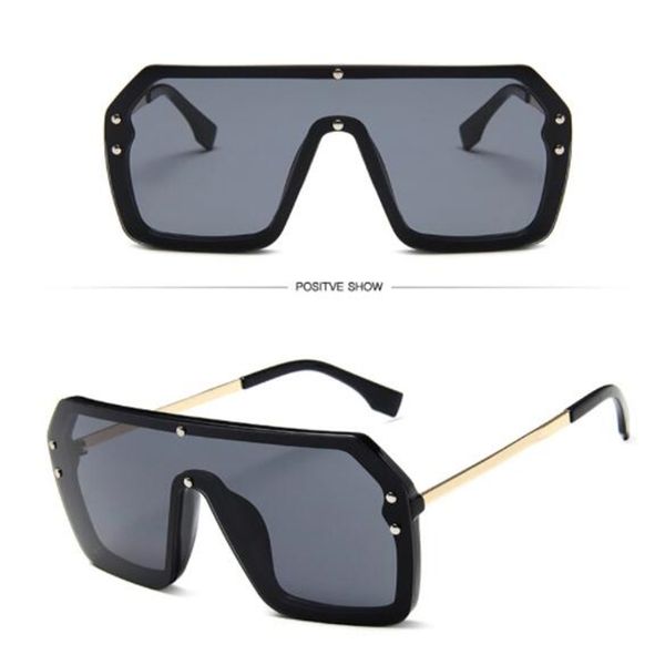 

wholesale 10 rectangular sunglasses for men and women general sunshade glasses, White;black