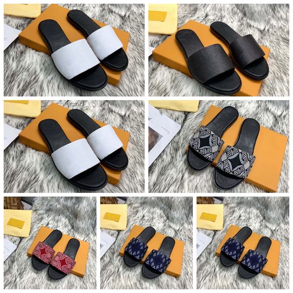 

designer slipper women slippers luxury sandals brand sandals real leather flip flop flats slide casual shoes sneakers boots by brand 301, Black