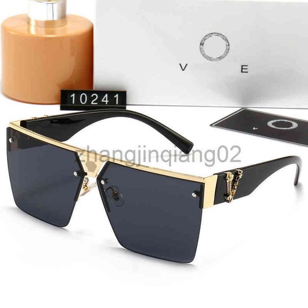 

designer versage sunglasses cycle luxurious fashion woman mens new european and american retro metal frameless vintage baseball sport summer, White;black