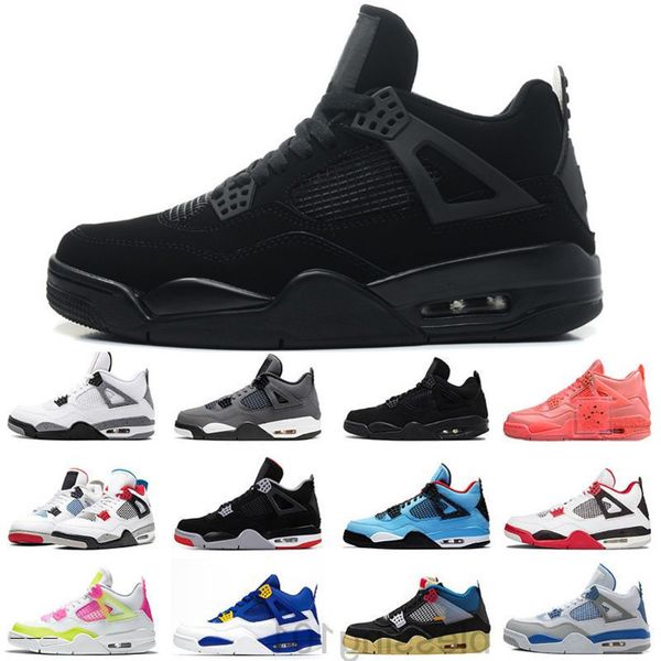 

2021 og 4s men basketballs shoes 4 fire red university blue pine green white cement lemon venom womens trainers sports sneakers bt11