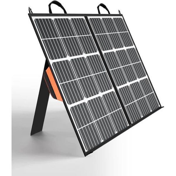 

100w portable solar panel 18v ultra-compact easy carry store solar generator for power station foldable solar charger with usb qc 3.0 & type