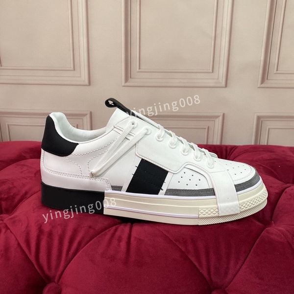 

2022 white breathable shoes luxury design mens spring new womens casual shoes fashion trend leather sports sneakers size35-45, Black
