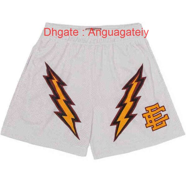 

fashion luxury men's brand eric emanuel shorts summer ee basic short designers new york city skyline men fitness loose breathable women, White;black