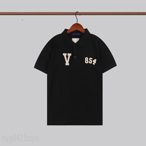 

2022ss designer polo shirts men luxury polos casual mens t shirt snake bee letter print embroidery fashion high street man tee s-3xl, White;black