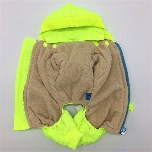 Roupas de cachorro de alta qualidade Casaco acolchoado repelente de água de inverno colete de animais de estimação aconchegante roupa quente lj200923