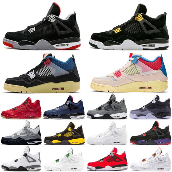 

men basketball shoes women 4s red thunder 4 black cat sail white oreo cactus jack dark marina blue mocha university pine green mens outdoor