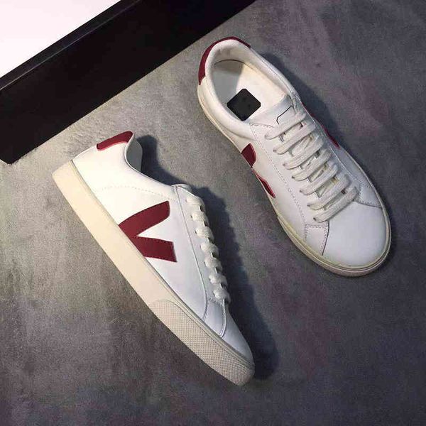 

2021 designer men trainers v- casual shoes real leather extra nautico pekin women lace-up vintage sneakers breathable with box no33, Black