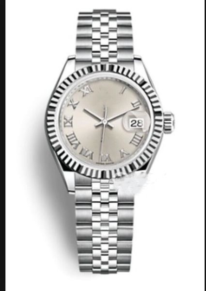

selling ladies watch 26mm 31mm 36mm datejust president 279161 279174 279160 279173 movement automatic women's watches, Slivery;brown