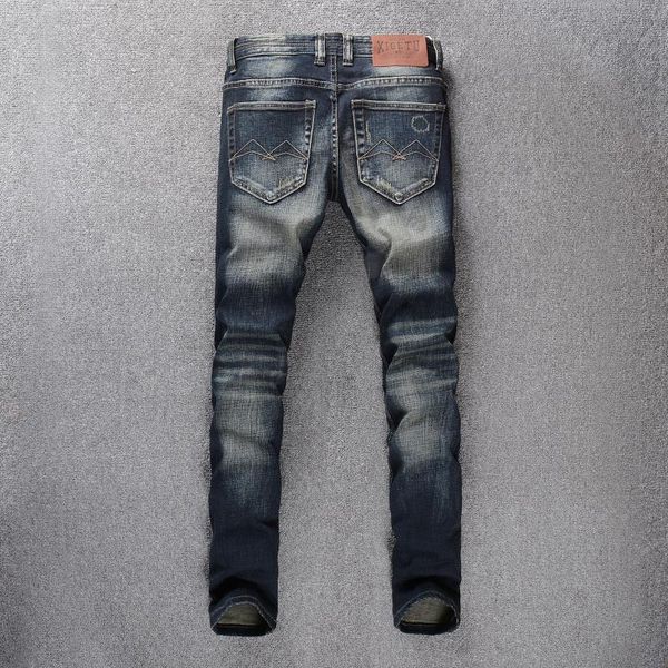 Jeans da uomo Dirweimon Casual Uomo Dritto Sottile Cotone Denim di alta qualità Vendita al dettaglio all'ingrosso Pantaloni caldi Uomo