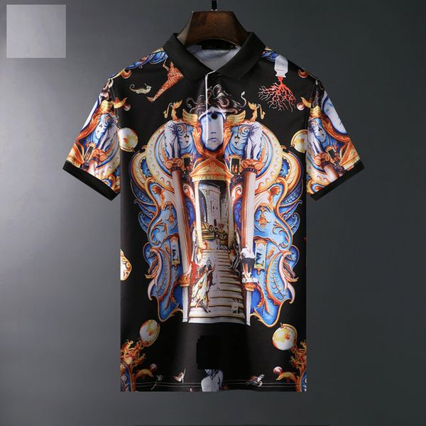 

mens stylist polo shirts luxury italy men clothes short sleeve fashion casual men's summer t shirt many colors are available size m-3xl, White;black