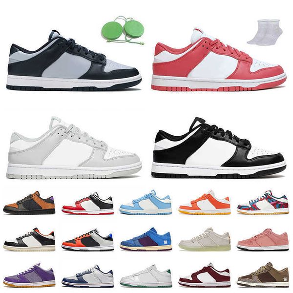 

fashion 2022 women mens sb dunks low running shoes georgetown archeo pink grey fog black white unc coast mummy 75th anniversary undefeated