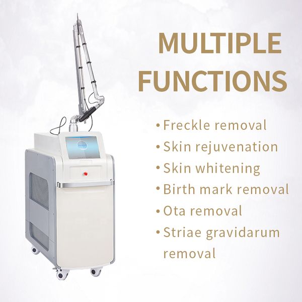 

vertical powerful picolaser tattoo removal laser machine for carbon peel, Black