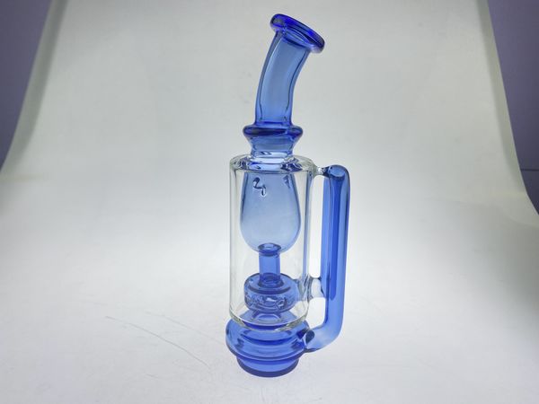 Biao Glass Carta Cup Cup Style Blue Smoking Tip