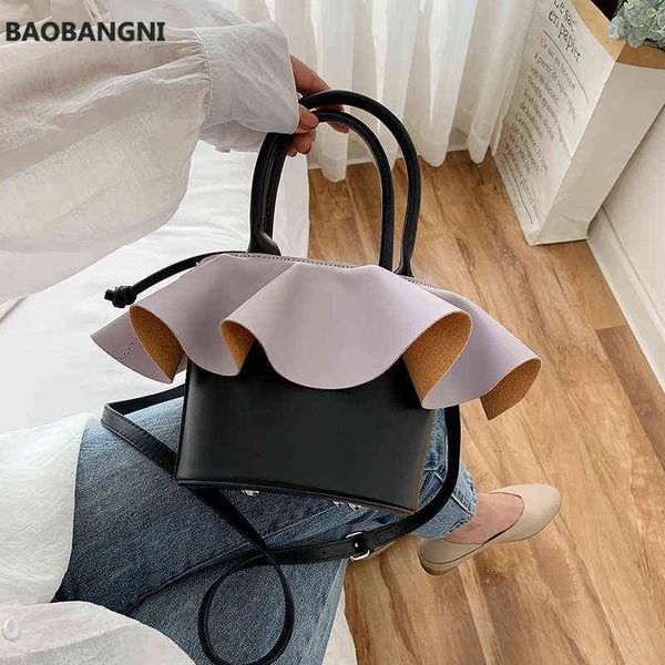 

fashionable quality faux fur drawstring bucket bag women crossbody bags solid color shoulder bags female crossbody bag g220526
