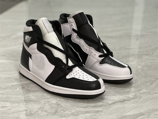 

shoes basketball authentic 1s invert mid 1 basketball men sports snea, Black