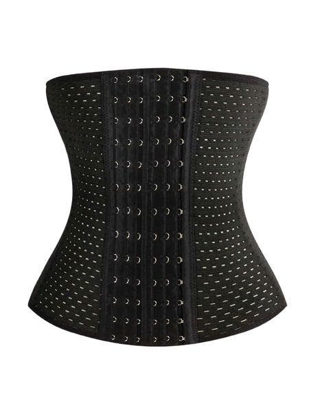

buckle front waist trainer o4zq#, Black;red