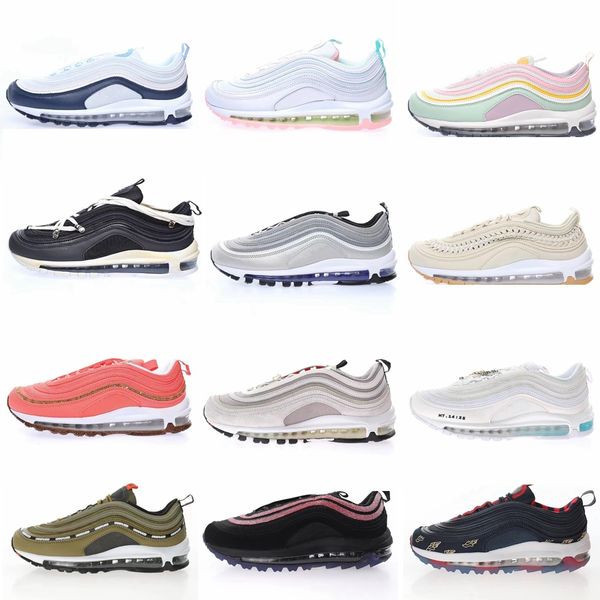 

shoes retro running 97s multi pastel persian violet fossil plant cork pack wing it grass slime worldwide fluff kaomoji