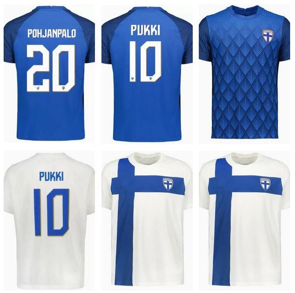

2022 2023 finland soccer jersey home white away pohjanpalo forss national team pukki skrabb raitala jensen lod kamara finlandia 22 23 footba, Black;yellow